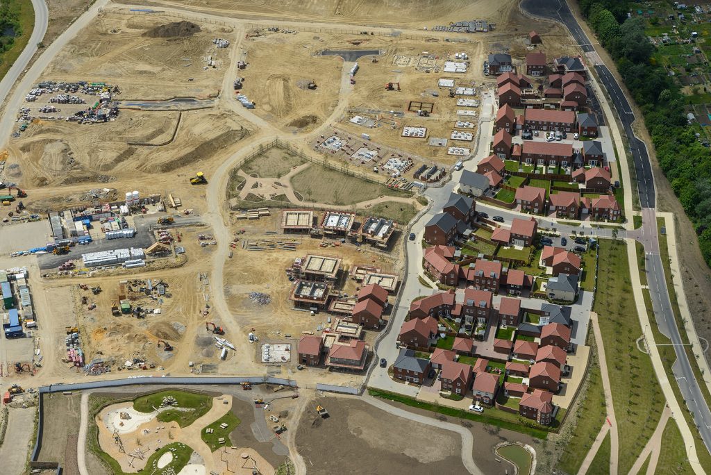 Construction begins in the first village, Castle Hill